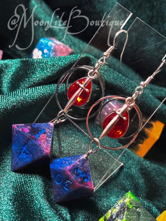 Bubblegum Dice Earrings