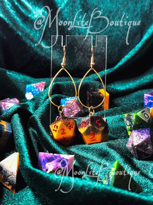 Lava Gold Earrings