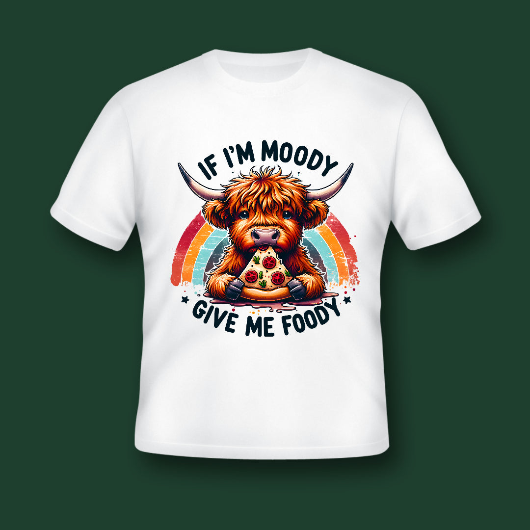 If im Moody give me Foody Shirt